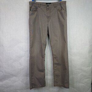 Brax Pants Jeans Men's 36x31 Brown Cooper Straight Leg Regular Stretch Chino